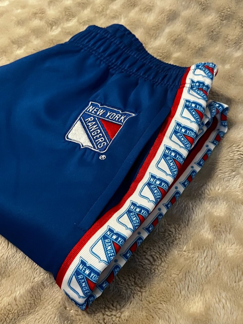 BRAND NEW Men's New York Rangers NHL Joggers, Medium, Authentic Sports Gear